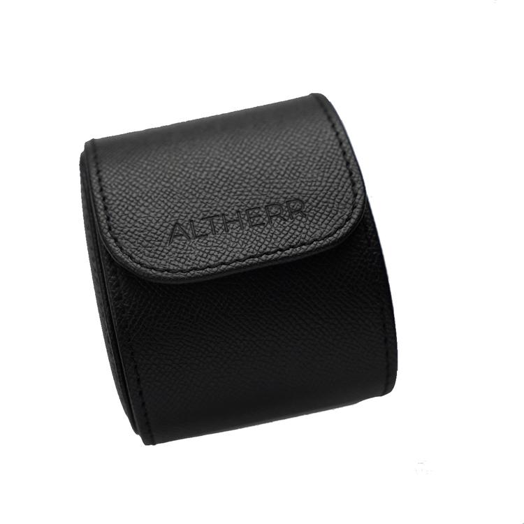 ALTHERR Uhrenrolle Saffiano-Leder Schwarz für 1 Uhr Referenz: WRO6-ALTH cover url