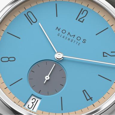 NOMOS Glashütte Tangente 38 Datum Delfin Referenz: 179.S22 Produktbild 3