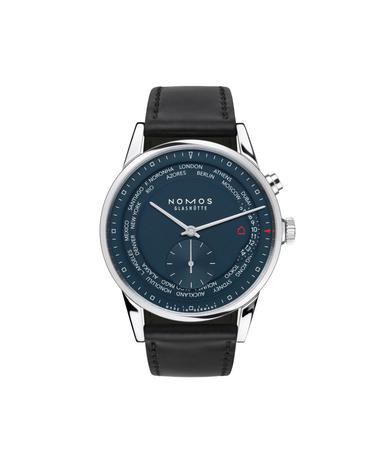 NOMOS Glashütte Zürich Weltzeit Nachtblau Referenz: 807 Produktbild 0