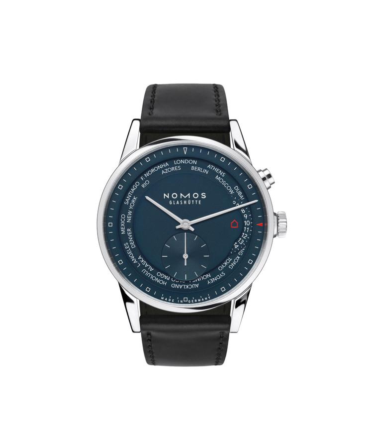 NOMOS Glashütte Zürich Weltzeit Nachtblau Referenz: 807 cover url