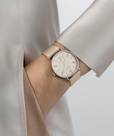 NOMOS Glashütte Tangente Neomatik Champagner Stahlband Referenz: 176 Produktbild 4