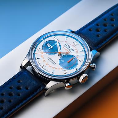 UNION Glashütte Noramis Chronograph Limited Edition Sachsen Classic 2024 Referenz: D012.427.16.017.09 Produktbild 1