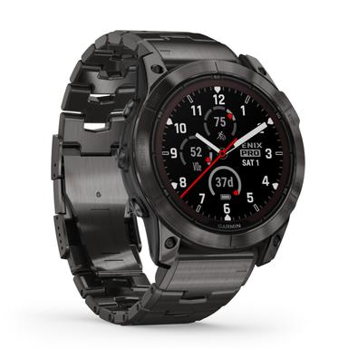 Garmin fēnix® 7X Pro Sapphire Solar Edition Titan Referenz: 010-02778-30 Produktbild 3