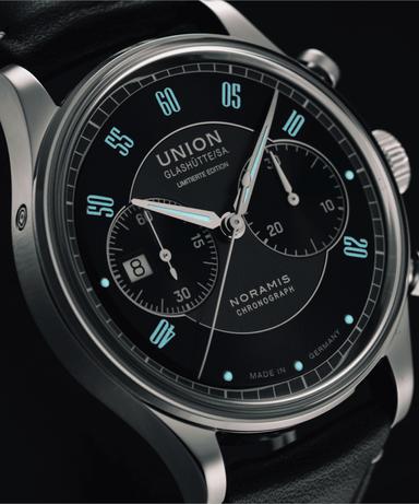 UNION Glashütte Noramis Chrono Limitierte Edition Sachsen Classic 2022 Referenz: D012.427.16.052.09 Produktbild 2