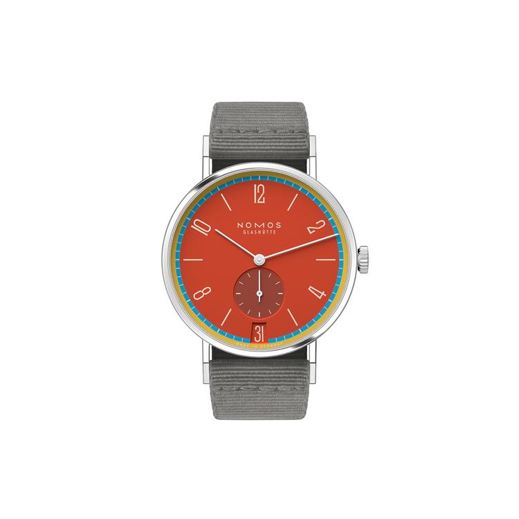 NOMOS Glashütte Tangente 38 Datum Sportbunt Referenz: 179.S28 cover url