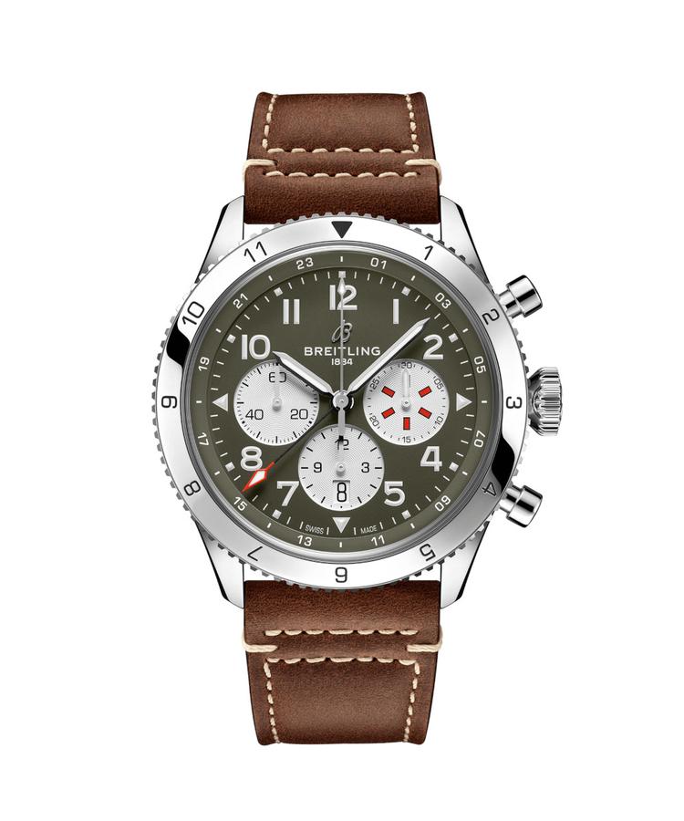 Breitling Super Avi B04 Chronograph GMT 46 Referenz: AB04452A1L1X1 cover url