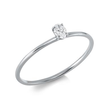 ALTHERR Diamonds Solitaire Ring Oval 0,11 ct. Größe 55 Referenz: 1EM43W855-1 0,11ct Produktbild 0