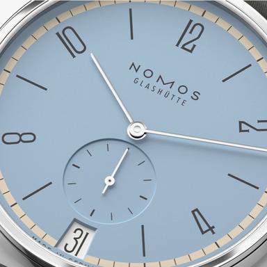 NOMOS Glashütte Tangente 38 Datum Frostblau Referenz: 179.S23 Produktbild 3