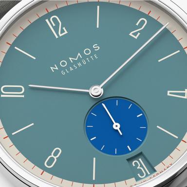 NOMOS Glashütte Tangente 38 Datum Super Sardine Referenz: 179.S16 Produktbild 3