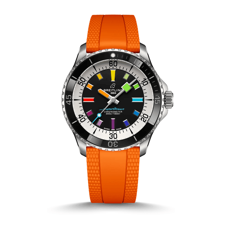 Breitling Superocean Automatic 42 Rainbow Referenz: A17375211B2S3 cover url