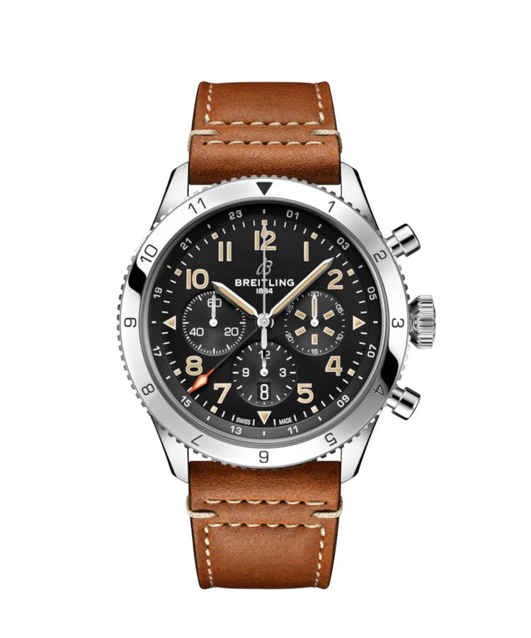 Breitling Super Avi B04 Chronograph GMT 46 Referenz: AB04453A1B1X1 cover url