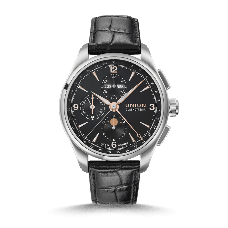 UNION Glashütte Belisar Chronograph Mondphase Referenz: D014.425.16.057.01 cover url