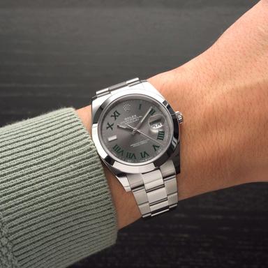 Rolex Oyster Perpetual Datejust 41 Wimbledon CPO Referenz: 126300-0013CPO Produktbild 1