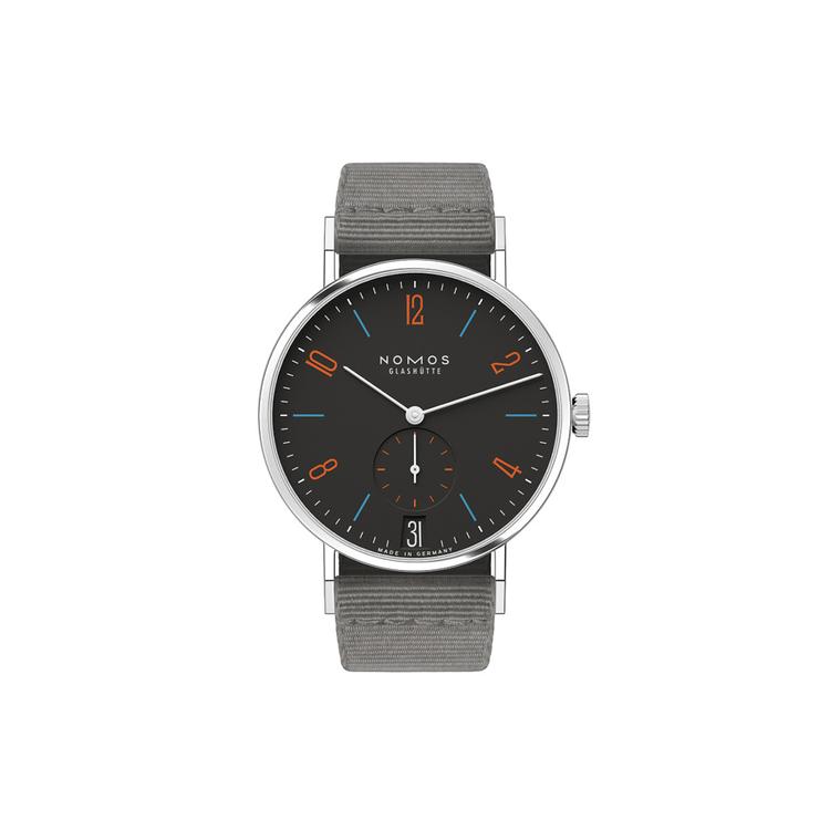 NOMOS Glashütte Tangente 38 Datum Dunkelbunt Referenz: 179.S29 cover url