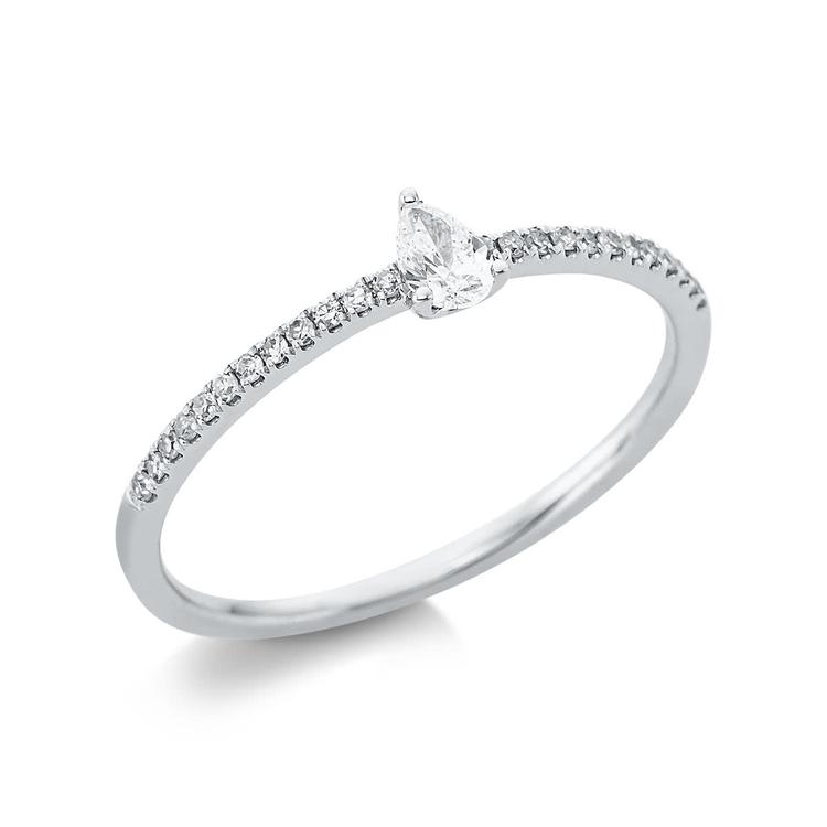 ALTHERR Diamonds Solitaire Ring Tropfen 0,19 ct. Größe 50 Referenz: 1BF36W850-5 cover url