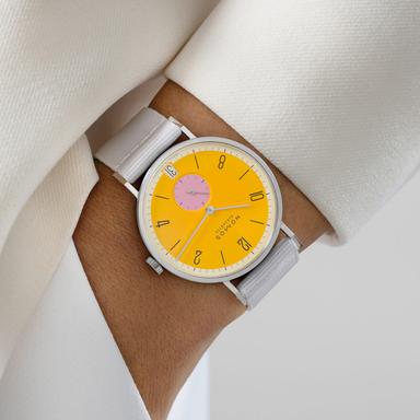 NOMOS Glashütte Tangente 38 Datum Katzengold Referenz: 179.S8 Produktbild 2