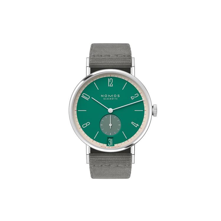 NOMOS Glashütte Tangente 38 Datum Schlossgrün Referenz: 179.S26 cover url