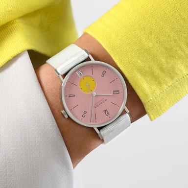 NOMOS Glashütte Tangente 38 Datum Bubblegum Referenz: 179.S7 Produktbild 2