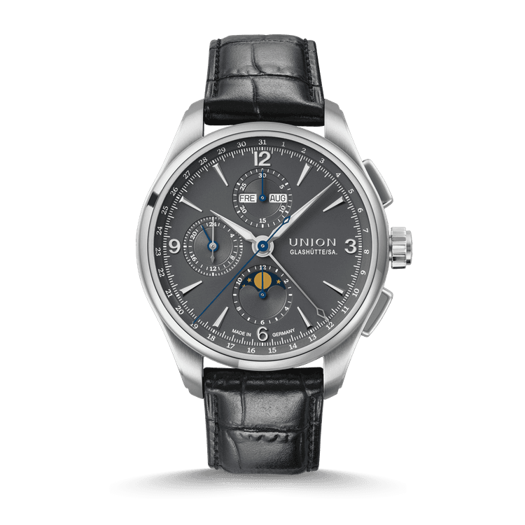 UNION Glashütte Belisar Chronograph Mondphase Referenz: D014.425.16.087.00 cover url