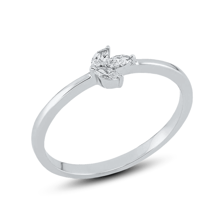 ALTHERR Diamonds Modern Ring Navette 0,10 ct. Größe 55 cover url