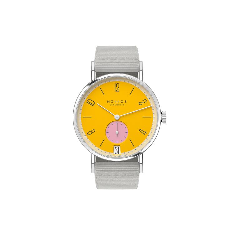 NOMOS Glashütte Tangente 38 Datum Katzengold Referenz: 179.S8 cover url