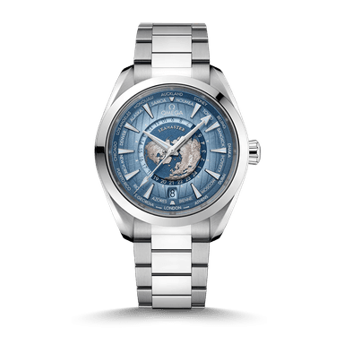 OMEGA Seamaster Aqua Terra GMT Worldtimer Summer Blue 43 Referenz: 220.10.43.22.03.002 Produktbild 0