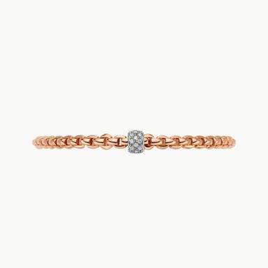 Fope Eka Tiny Flexit Armband mit Pavebesatz Rosegold Referenz: 73301BX_PB_R_XBX_00M Produktbild 2