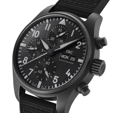 IWC Schaffhausen Pilot´s Watch Chronograph 41 Top Gun Ceratanium  Referenz: IW388106 Produktbild 2