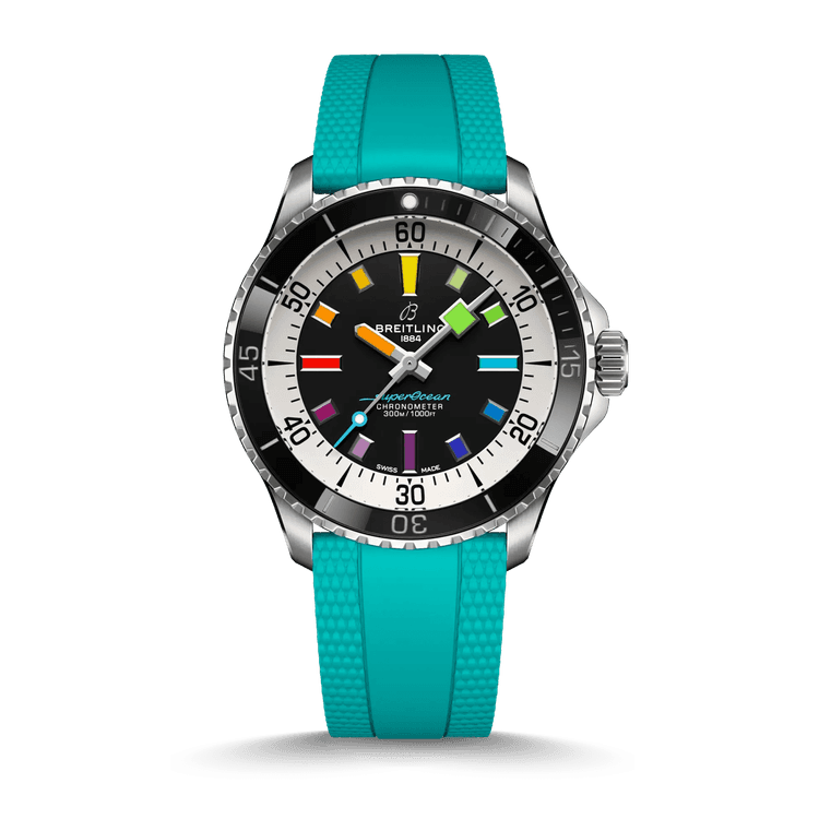 Breitling Superocean Automatic 42 Rainbow Referenz: A17375211B2S2 cover url