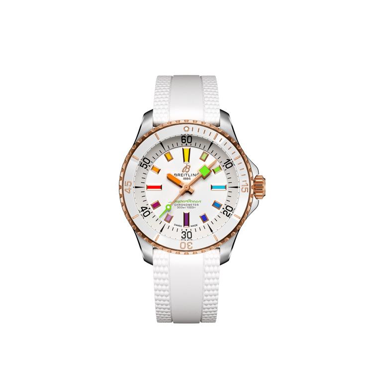 Breitling Superocean Automatic 36 Rainbow Referenz: U17377211A1S1 cover url