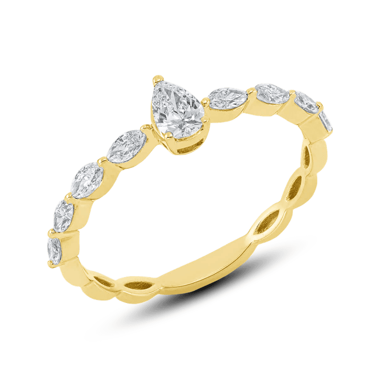 ALTHERR Diamonds Modern Ring Tropfen 0,50 ct. Größe 56 cover url