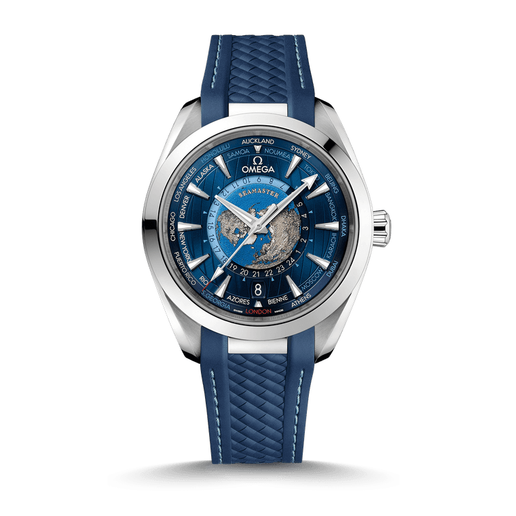 OMEGA Seamaster Aqua Terra GMT Worldtimer 43 Referenz: 220.12.43.22.03.001 cover url