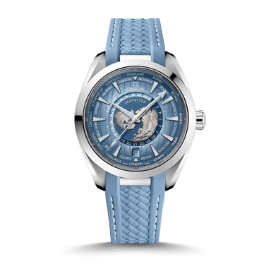 OMEGA Seamaster Aqua Terra GMT Worldtimer Summer Blue 43 Referenz: 220.12.43.22.03.002 Produktbild 0