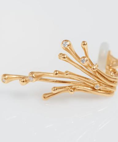 Ole Lynggaard BoHo Ohrclip 18k 0,04 ct. Referenz: A2935-401 Produktbild 1