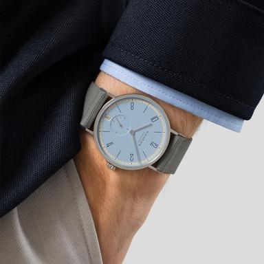 NOMOS Glashütte Tangente 38 Datum Frostblau Referenz: 179.S23 Produktbild 2