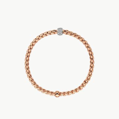 Fope Eka Tiny Flexit Armband mit Pavebesatz Rosegold Referenz: 73301BX_PB_R_XBX_00M Produktbild 1