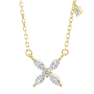 ALTHERR Diamonds Modern Collier Navette 0,18 ct Referenz: 4M127G8-1 Produktbild 0