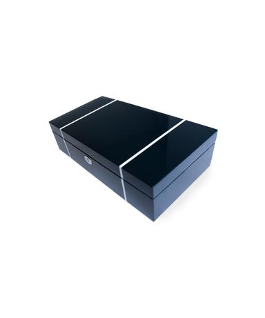 KronoKeeper Blue Lacquer Uhrenbox Eichenholz 10 Uhren Referenz: KK-LAQUE-10 Produktbild 0