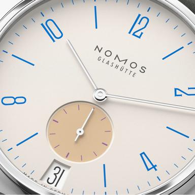 NOMOS Glashütte Tangente 38 Datum Schulhausweiß Referenz: 179.S11 Produktbild 3