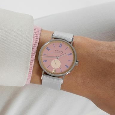 NOMOS Glashütte Tangente 38 Datum Pompadour Referenz: 179.S15 Produktbild 3