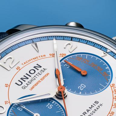 UNION Glashütte Noramis Chronograph Limited Edition Sachsen Classic 2024 Referenz: D012.427.16.017.09 Produktbild 3