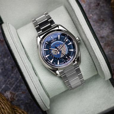 OMEGA Seamaster Aqua Terra GMT Worldtimer 43 Referenz: 220.10.43.22.03.001 Produktbild 2