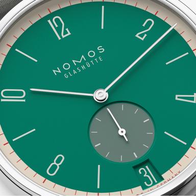 NOMOS Glashütte Tangente 38 Datum Schlossgrün Referenz: 179.S26 Produktbild 3