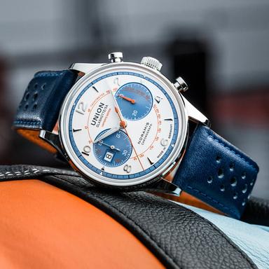 UNION Glashütte Noramis Chronograph Limited Edition Sachsen Classic 2024 Referenz: D012.427.16.017.09 Produktbild 2