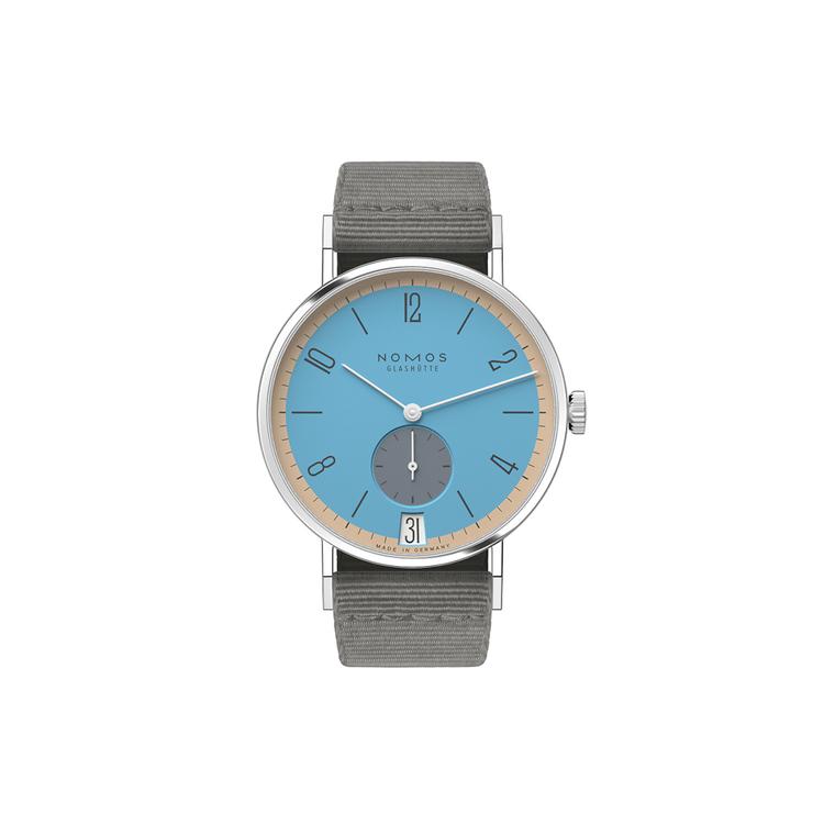 NOMOS Glashütte Tangente 38 Datum Delfin Referenz: 179.S22 cover url