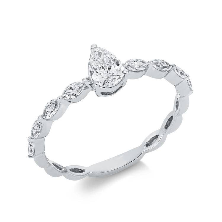 ALTHERR Diamonds Modern Ring Tropfen 0,62 ct. Größe 52 Referenz: 1FA04W852-1 cover url