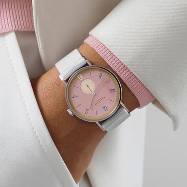 NOMOS Glashütte Tangente 38 Datum Pompadour Referenz: 179.S15 Produktbild 2