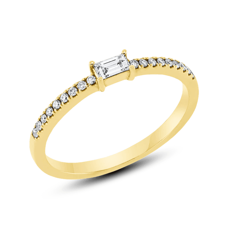 ALTHERR Diamonds Solitaire Ring Baguette 0,20 ct. Größe 55 cover url