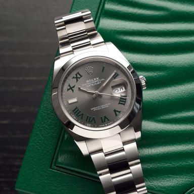 Rolex Oyster Perpetual Datejust 41 Wimbledon CPO Referenz: 126300-0013CPO Produktbild 2