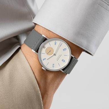 NOMOS Glashütte Tangente 38 Datum Schulhausweiß Referenz: 179.S11 Produktbild 2